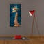 Art mural épique «A Fine Giraffe» par Heather Gauthier, 20 po x 40 po