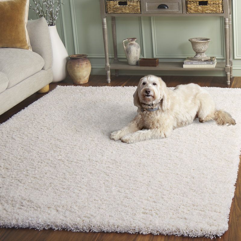Irmtrud Area Rug, Rectangle 8' x 10', Ivory 