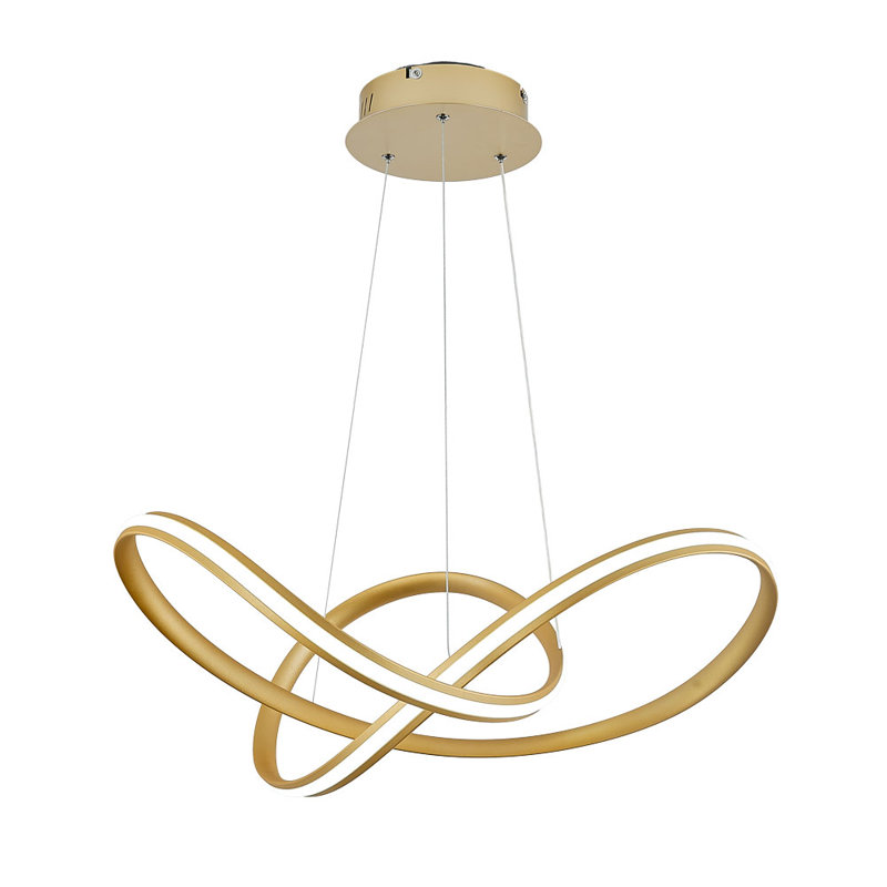 1 - Light Natural LED Chandelier Pendant