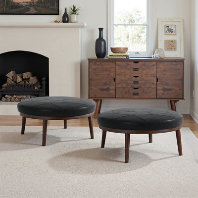 93.2Cm Wide Rectangle Footstool Ottoman(Set of 2)