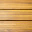 Table de salle à manger d'extérieur ronde en bois d'acacia, table de bistro ronde