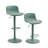 Modern PU Leather Adjustable Counter Height Swivel Barstools(Set Of 2)-500800900