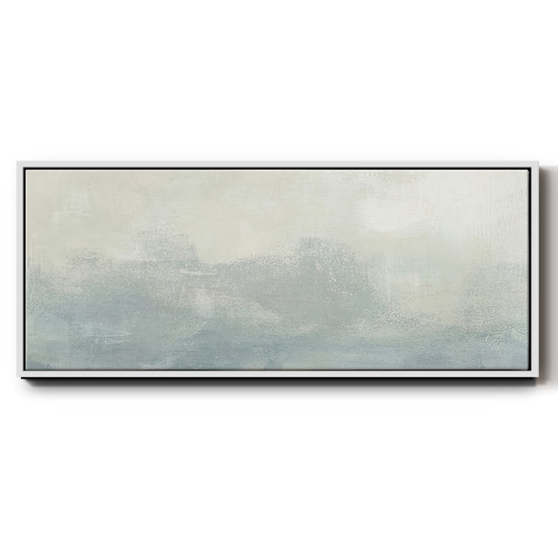 Tone Scape II- Framed Canvas, 12" H x 30" W