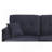 Sectional Sofa Bed, Dark Blue