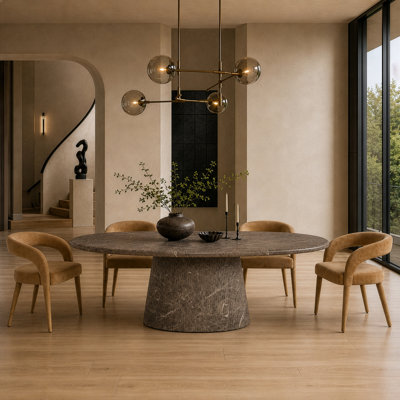 Chaise en velours Freddi