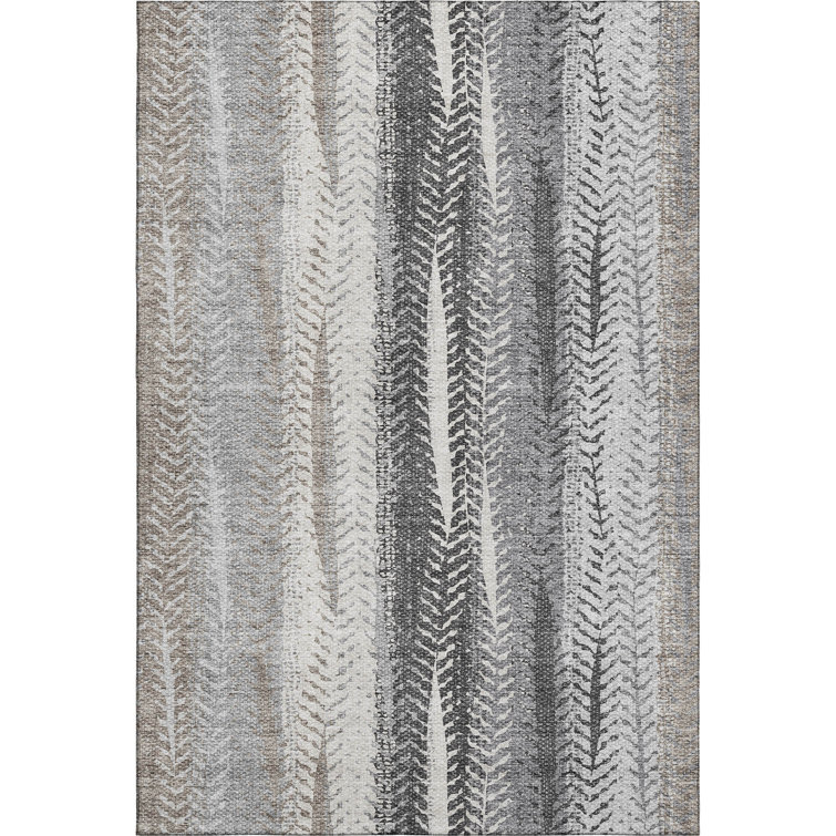 Premium Machine Washable Prisco Khaki Rug