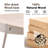 Navarre Saddle Solid Wood Backless Counter Stool-1321448820-1321448821