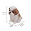 Statue de chiot Shih Tzu assis-16443397