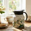 Vintage Floral Pattern Thermal Teapot with Built-in Infuser