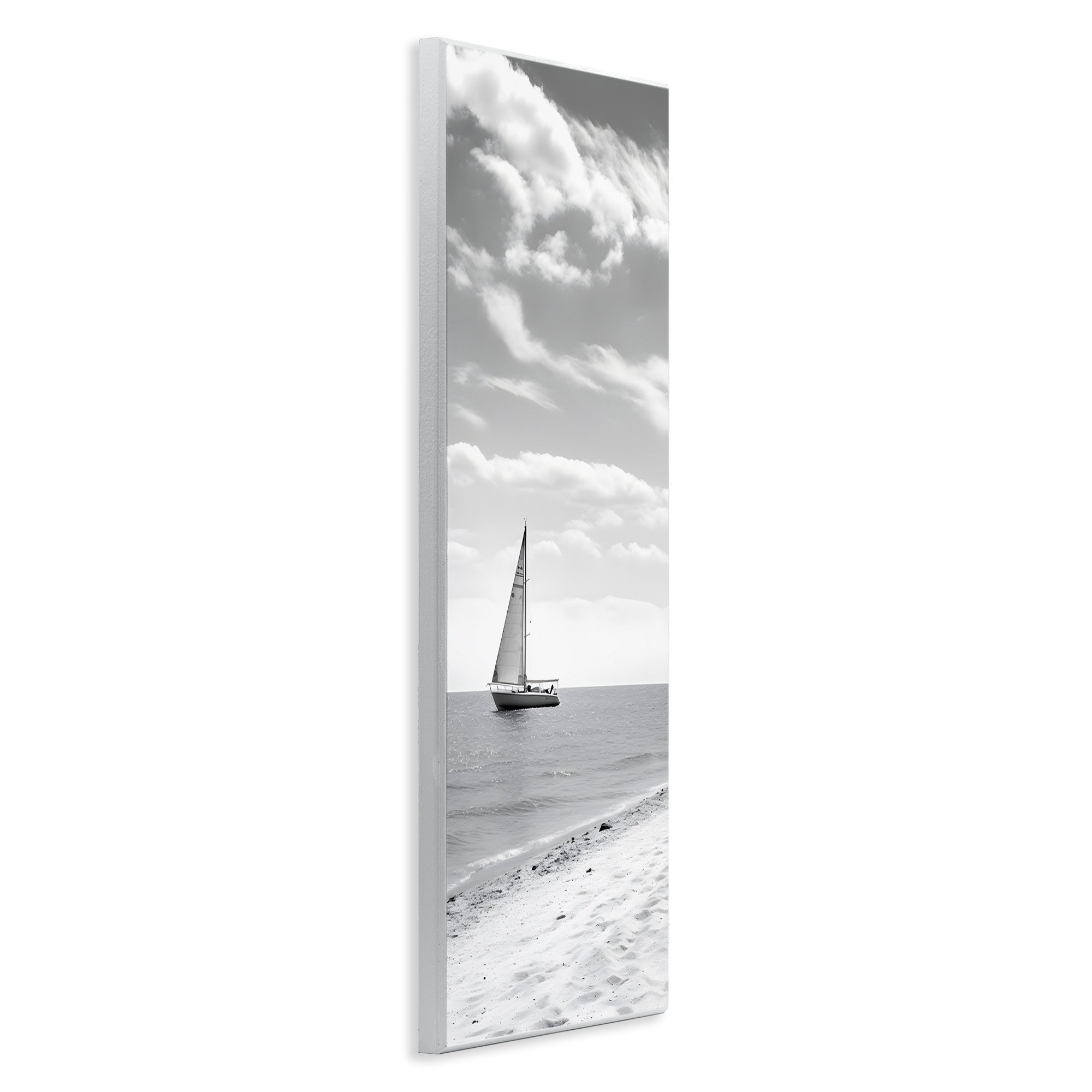 Breakwater Bay Lonely Sailboat View Wall Plaque Art by LSR Design ...