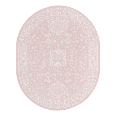 Tapis rose d'intérieur / extérieur Danera