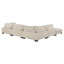 Canapé modulaire 5 pièces avec repose-pieds Sumekh-971119485