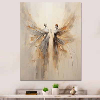 Fantaisie, minimalisme, fées I sur toile