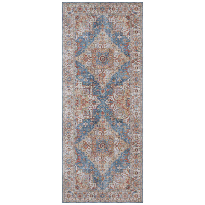 Sylla Tufted Jeans Blue Rug, Runner 80 x 200cm