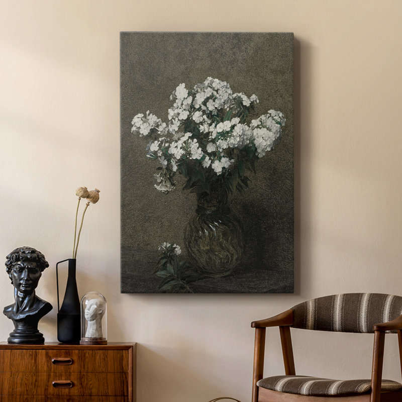 Imprimé floral rétro CCXC - galerie Cavas sur mesure, H 36 po x l 24 po