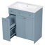 Meuble-lavabo simple 30 po avec plateau Ramil