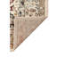 Tapis beige tissé à la machine 2 pi x 3 pi à motif floral médaillon
