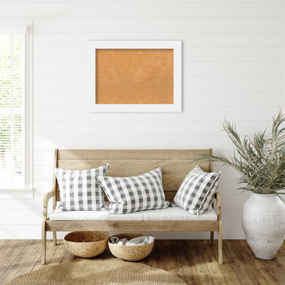 Corvino Amanti Art No Cork Wall Wood Bulletin Board