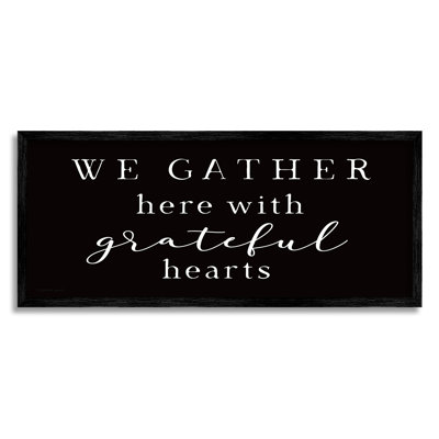 «Gather With Grateful Hearts», typographie de la famille