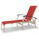 Askar Outdoor Rust-Resistant Metal Chaise Lounge