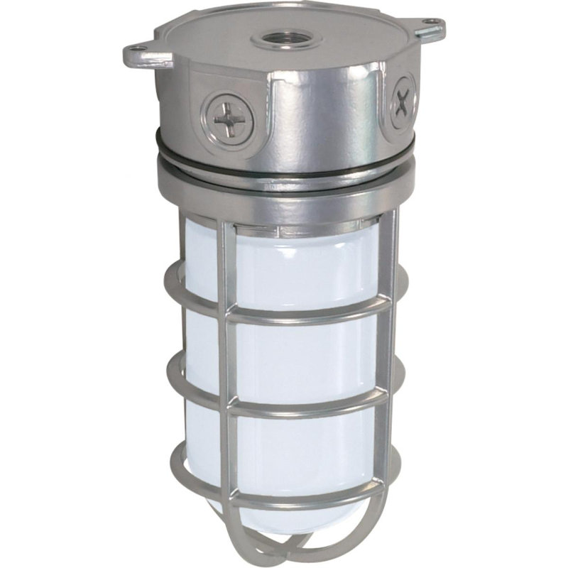 Luminaire de cloison d'extérieur Edgewood, 9,38" H x 4,25" lx 4,5" d, Argent métallique