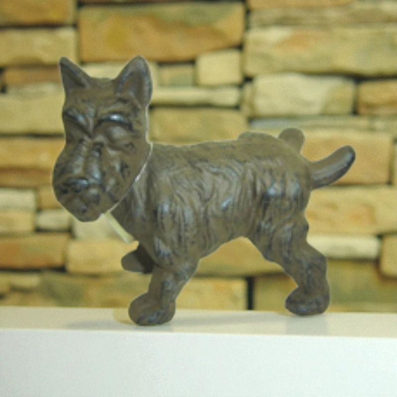 Cast Iron Dog Door Stop