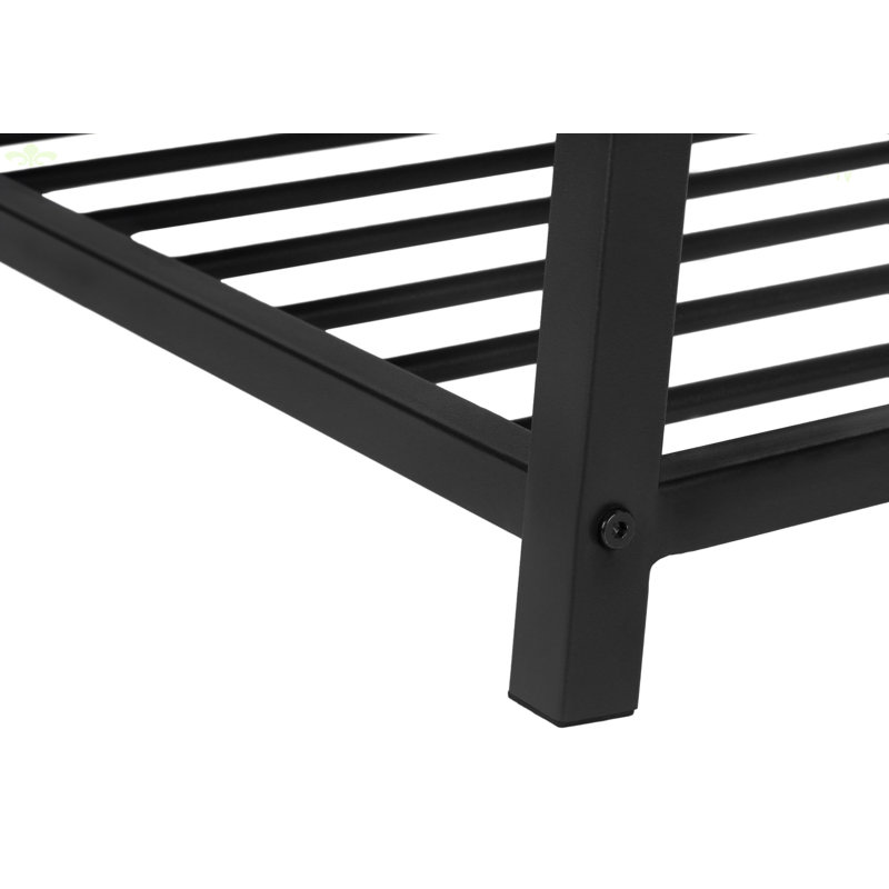 Modern Bench With Storage Entryway, Hallway, Gray/Black