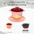 2 Quart Enameled Cast Iron Dutch Oven Pot With Lid And Dual Handles, Oven Safe Up To 530°F-Use To Cook, Bake - Red