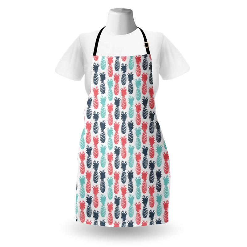 Tablier East Urban Home, cuisine, jardinage, taille adulte, corail blanc turquoise
