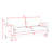 Vinyl 67'' Reception Loveseat-1428682389
