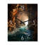 Vagues dans une grotte se dirigeant vers le soleil - Horloge murale moderne Coastal Waves-99640559