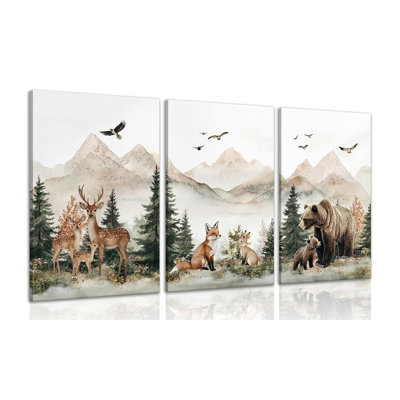 3 Piece Wrapped Canvas Print