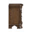 Table de chevet traditionnelle 1Pc avec 2 tiroirs de rangement