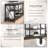 Hulste 55" Modern TV Stand, Dark Gray-167591650-167591648