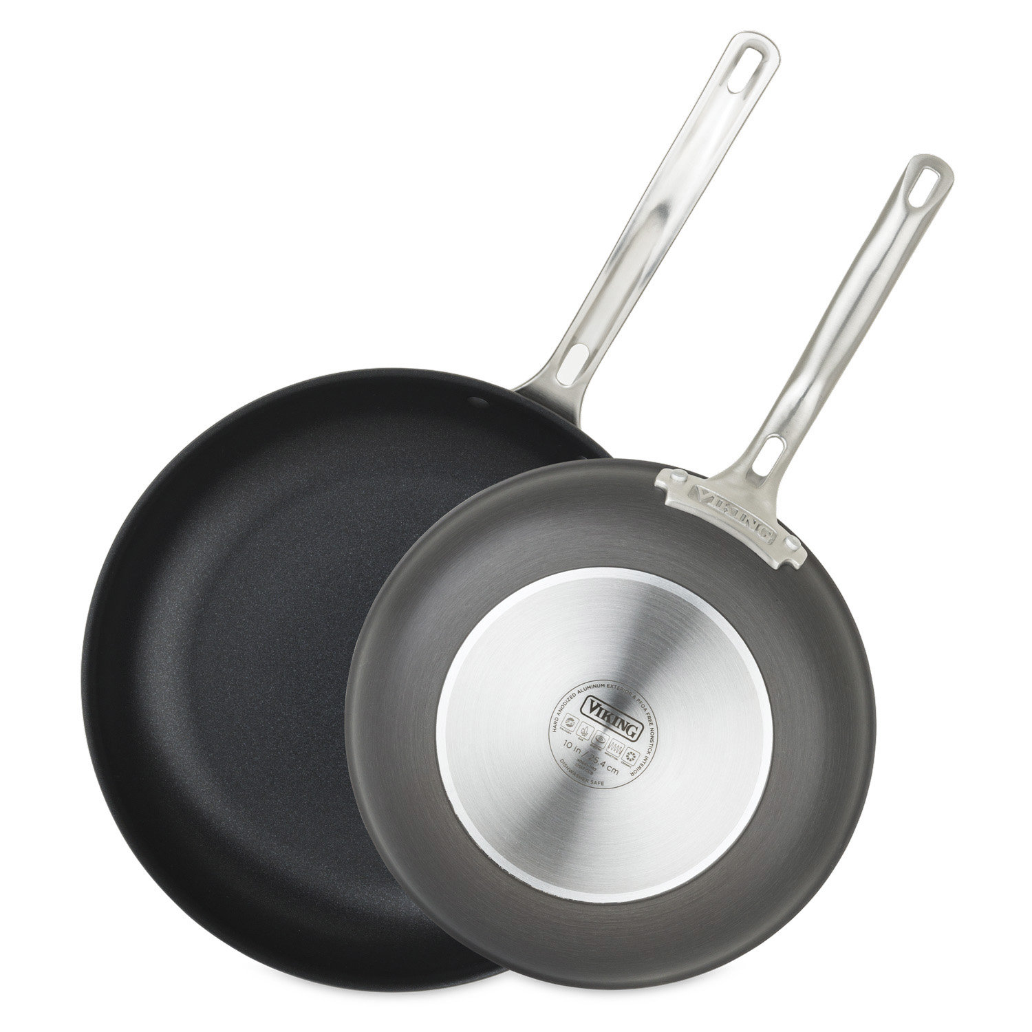 Viking Hard-Anodized 2-Piece Fry Pan Set