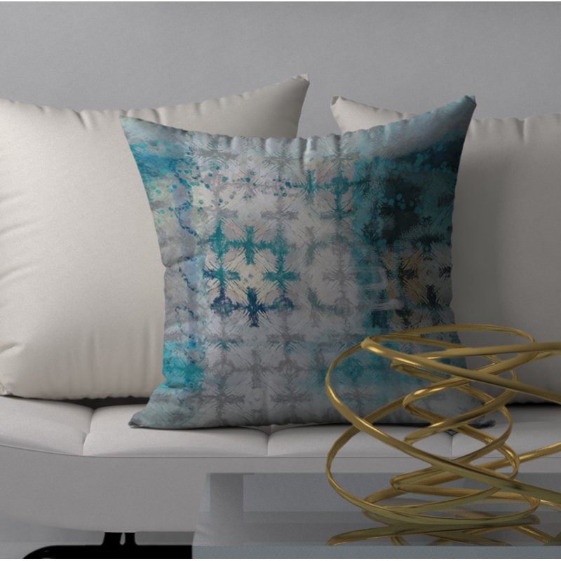Housse de coussin carrée à doux Quick, 24 po x 24 po