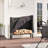 Beid Firewood Log Rack and Cover-1384841985