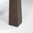 Kendrich Rectangular Dark Brown Solid Wood Bench