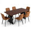  Table de salle à manger rectangulaire Kincannon-130174796-130174797