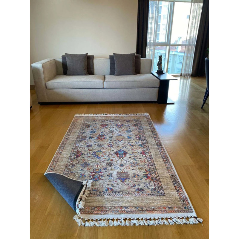 Tapis Toscana avec envers antidérapant, Carré 2 pi 7 po