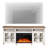 Corretta Unfinished TV Stand for TVs up to 75" with Fireplace Included-2113358208