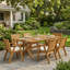 Ensemble de salle à manger 7 pièces avec table extensible et chaises rembourrées Presidio