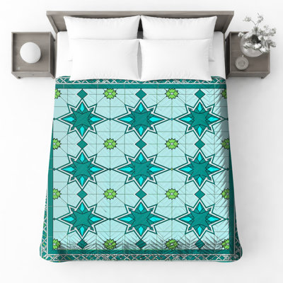 Couvre-lit matelassé Star Mosaic Tiles