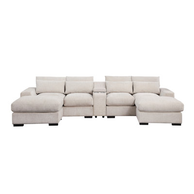 Nyeisha Piece Upholstered Sofa & Chaise