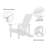 Bamma HIPS Adirondack Chair Weather Resistant-733978483