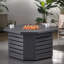 Foyer octogonal en fer 50000BTU