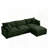 3-Seater Comfy Cloud Couches With Movable Ottoman-366881471
