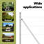 Vidaxl Fence With Posts PVC-Coated Steel-116798126-116798123