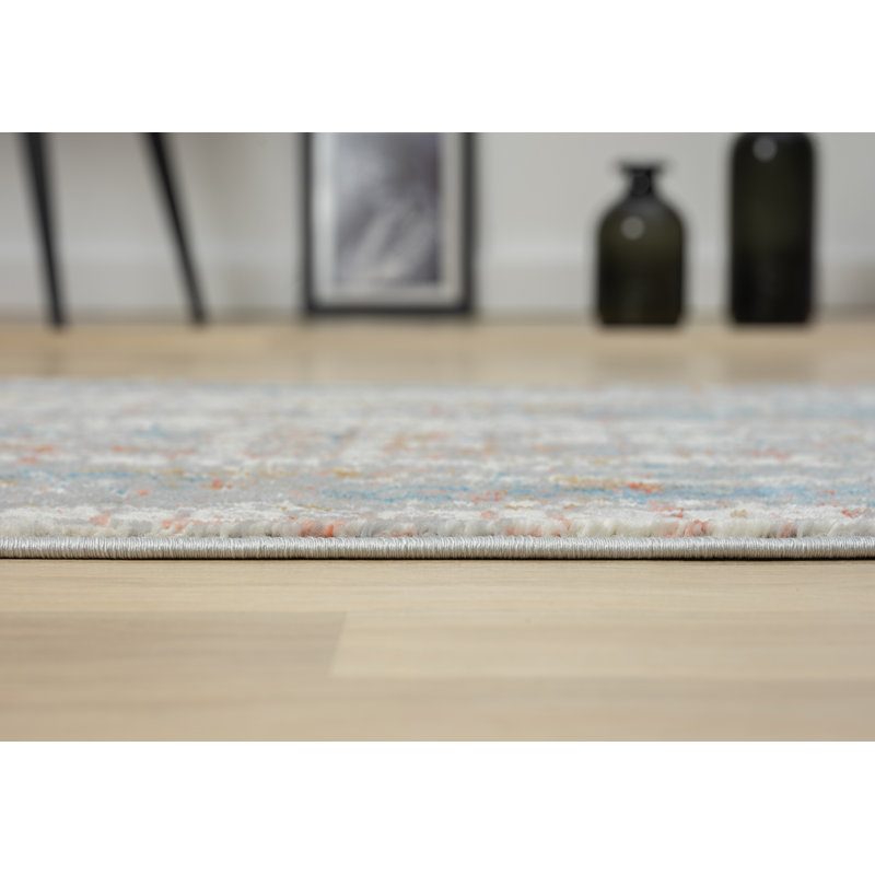 Lily beige Rug, Rectangular 80 x 150cm