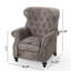 Fauteuil inclinable avec accoudoirs roulés